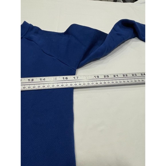 Whistles Ete Summer Crew Neck Pullover Sweatshirt Womens Size XS Blue Cotton - Picture 12 of 14